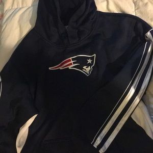 Patriots Hoodie Size Kids XL (fits woman small)